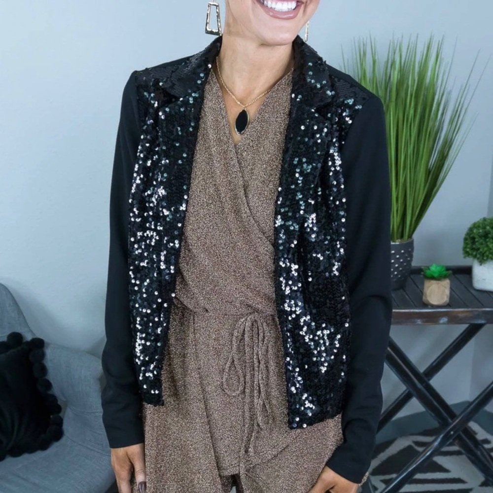 Sequin Blazer large